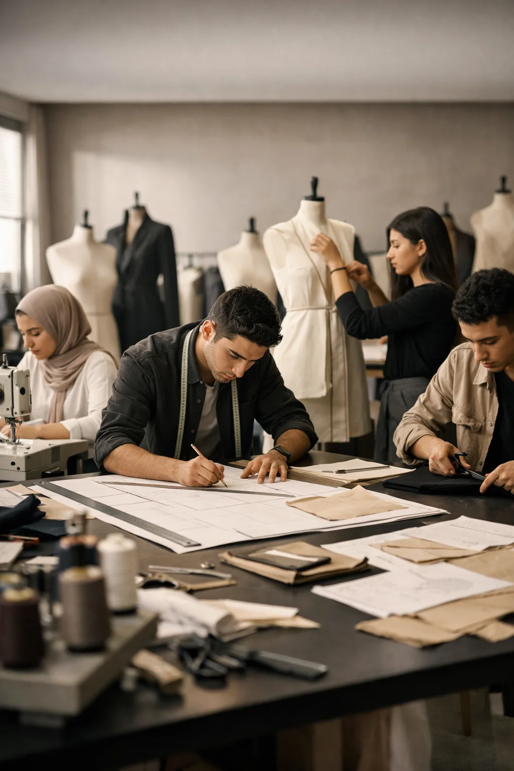 Atelier de création de mode à Brega Mode Marrakech